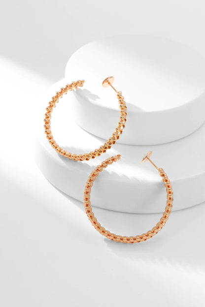 [LUCKY LOVE]CLASH HOOP EARRINGS
