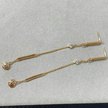 [LUCKY LOVE]CHAINE CHAOS DIAMOND DROP EARRINGS