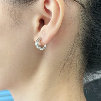 [LUCKY LOVE]LOVE DIAMOND EARRINGS