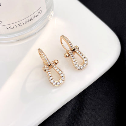 [LUCKY LOVE]FORCE 10 FULL DIAMOND DROP EARRINGS MEDIUM MODEL