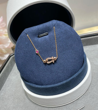 [LUCKY LOVE]FORCE 10 DIAMOND CHAIN LINK PINK GOLD BRACELET