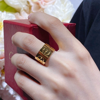 [LUCKY LOVE]LOVE 11MM LARGE RING