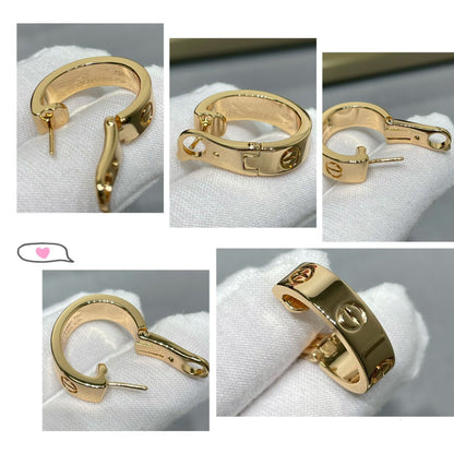 [LUCKY LOVE]LOVE 5.5MM EARRINGS