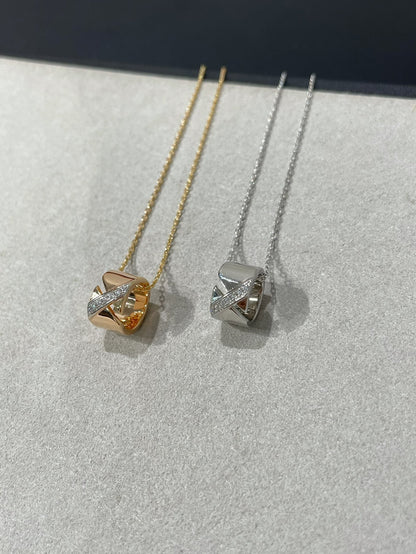[LUCKY LOVE]LIENS EVIDENCE DIAMOND NECKLACE