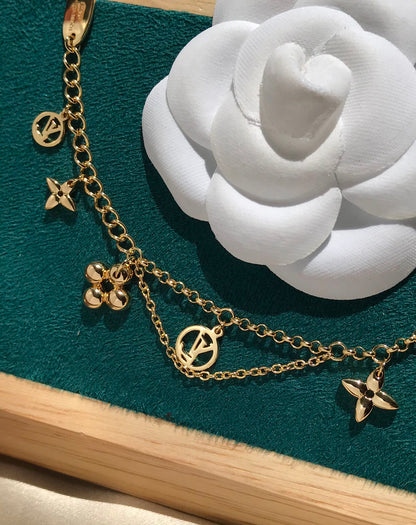[LUCKY LOVE]BLOOMING PINK GOLD MOP BRACELET