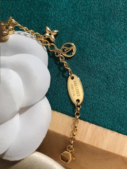 [LUCKY LOVE]BLOOMING PINK GOLD MOP BRACELET