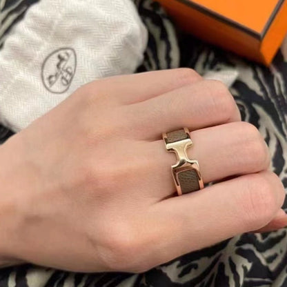[LUCKY LOVE]OLYMPE PINK GOLD RING