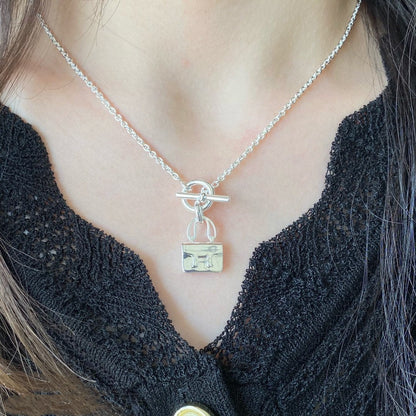 [LUCKY LOVE]CONSTANCE PEDANT SILVER NECKLACE