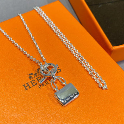 [LUCKY LOVE]CONSTANCE PEDANT SILVER NECKLACE