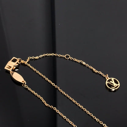 [LUCKY LOVE]COLOR BLOSSOM PINK MOP SUN GOLD NECKLACE