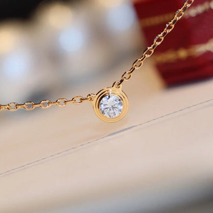 [LUCKY LOVE]DAMOUR DIAMOND NECKLACE