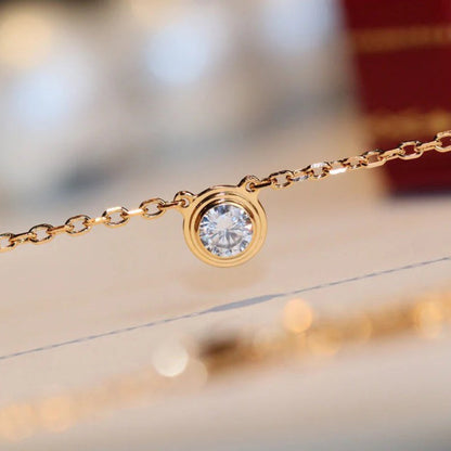 [LUCKY LOVE]DAMOUR DIAMOND NECKLACE