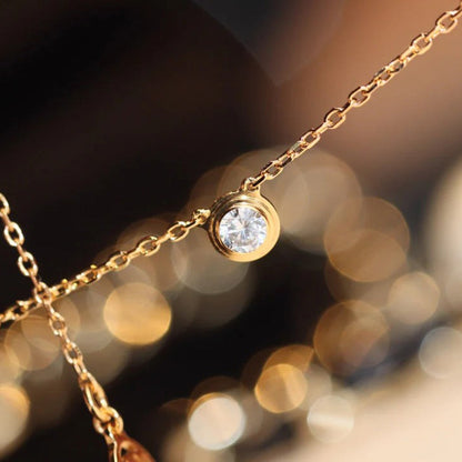 [LUCKY LOVE]DAMOUR DIAMOND NECKLACE