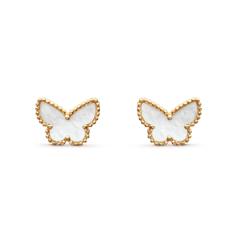 [LUCKY LOVE]SWEET BUTTERFLY MOP EARSTUDS