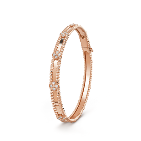 [LUCKY LOVE]CLOVER BRACELET 4MM DIAMONDS