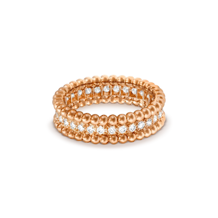 [LUCKY LOVE]PERLEE DIAMOND ROSE GOLD RING
