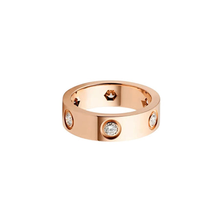 [LUCKY LOVE]LOVE 5.5MM 6 DIAMOND RING