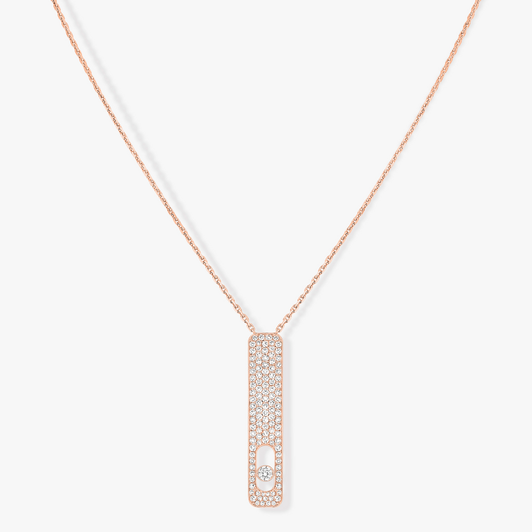 [LUCKY LOVE]MY FIRST DIAMOND PAVED NECKLACE