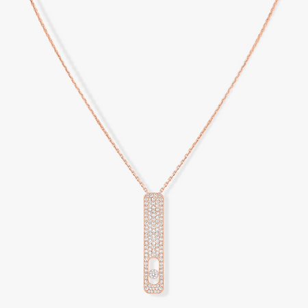 [LUCKY LOVE]MY FIRST DIAMOND PAVED NECKLACE