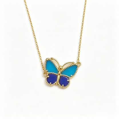 [LUCKY LOVE]2026 NEW STYLE LUCKY SPRING BUTTERFLY 1 MOTIFS FLOWER NECKLACE