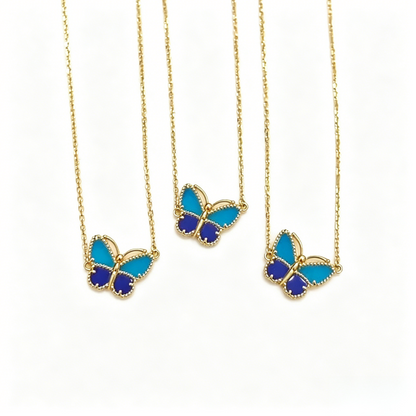 [LUCKY LOVE]2026 NEW STYLE LUCKY SPRING BUTTERFLY 1 MOTIFS FLOWER NECKLACE