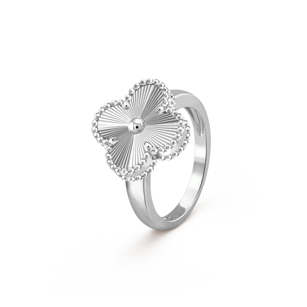 [LUCKY LOVE]CLOVER SILVER RING
