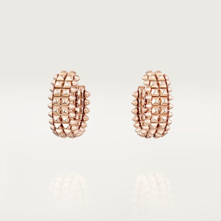 [LUCKY LOVE]CLASH 9.2MM DOUBLE ROW EARRINGS