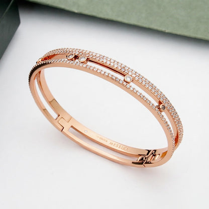 [LUCKY LOVE]Move Romane pavé bangle
