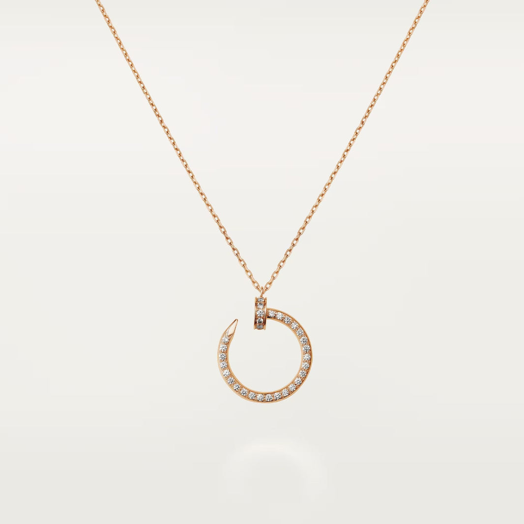 [LUCKY LOVE]JUSTE NECKLACE FULL DIAMOND