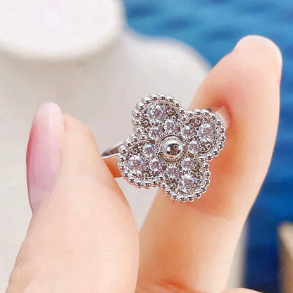 [LUCKY LOVE]CLOVER DIAMOND RING