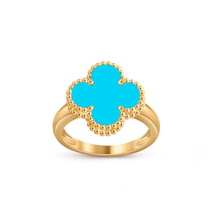 [LUCKY LOVE]CLOVER RING GOLD COLLECTION