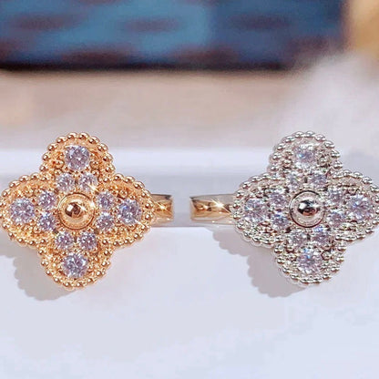 [LUCKY LOVE]CLOVER DIAMOND RING
