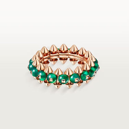 [LUCKY LOVE]CLASH 7.9MM AGATE CHALCEDONY RING