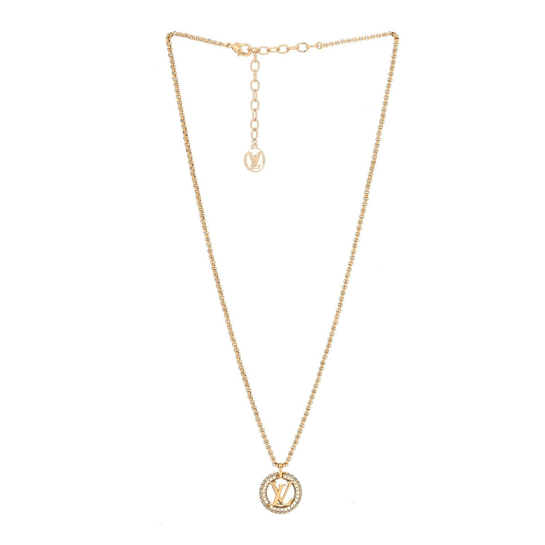 [LUCKY LOVE]BY NIGHT DIAMOND PAVED NECKLACE
