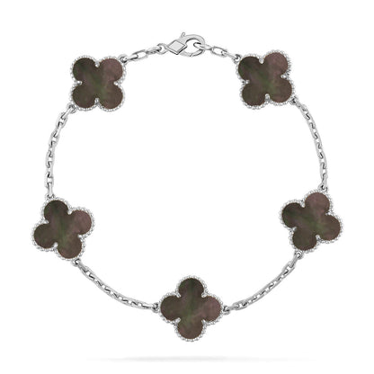 [LUCKY LOVE]CLOVER SILVER BRACELET COLLECTION,5 MOTIFS