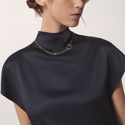 [LUCKY LOVE]JUSTE NECKLACE FULL DIAMONDS