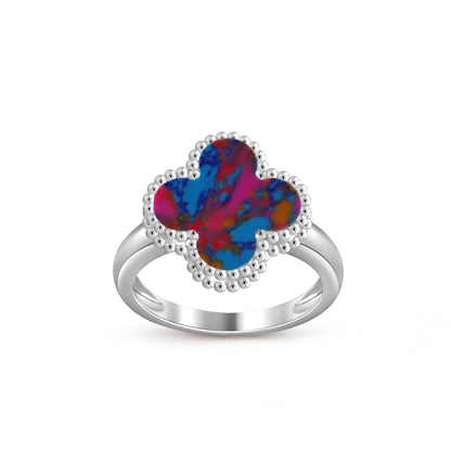 [LUCKY LOVE]CLOVER SILVER RING COLLECTION