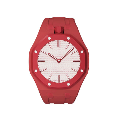 Oak Pop Exclusive Red Silicone Strap