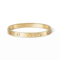 [LoveLucky] LOVE  Classic & Diamond-Paved Bracelet Stack Set