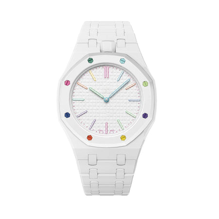 Oak Pop Exclusive White Bioceramic Strap