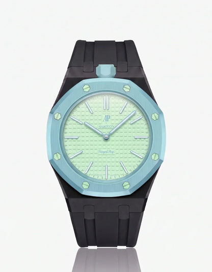 Silicone Strap & Case  Royal Pop  Blaue Acht(Customize  Colors)