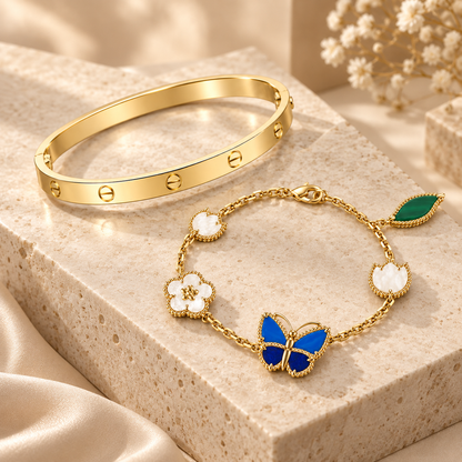[LoveLucky]Lucky Spring & Love Bracelet Stack Set