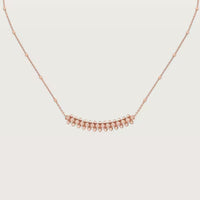 [LUCKY LOVE]CLASH  SMALL FULL DIAMOND NECKLACE