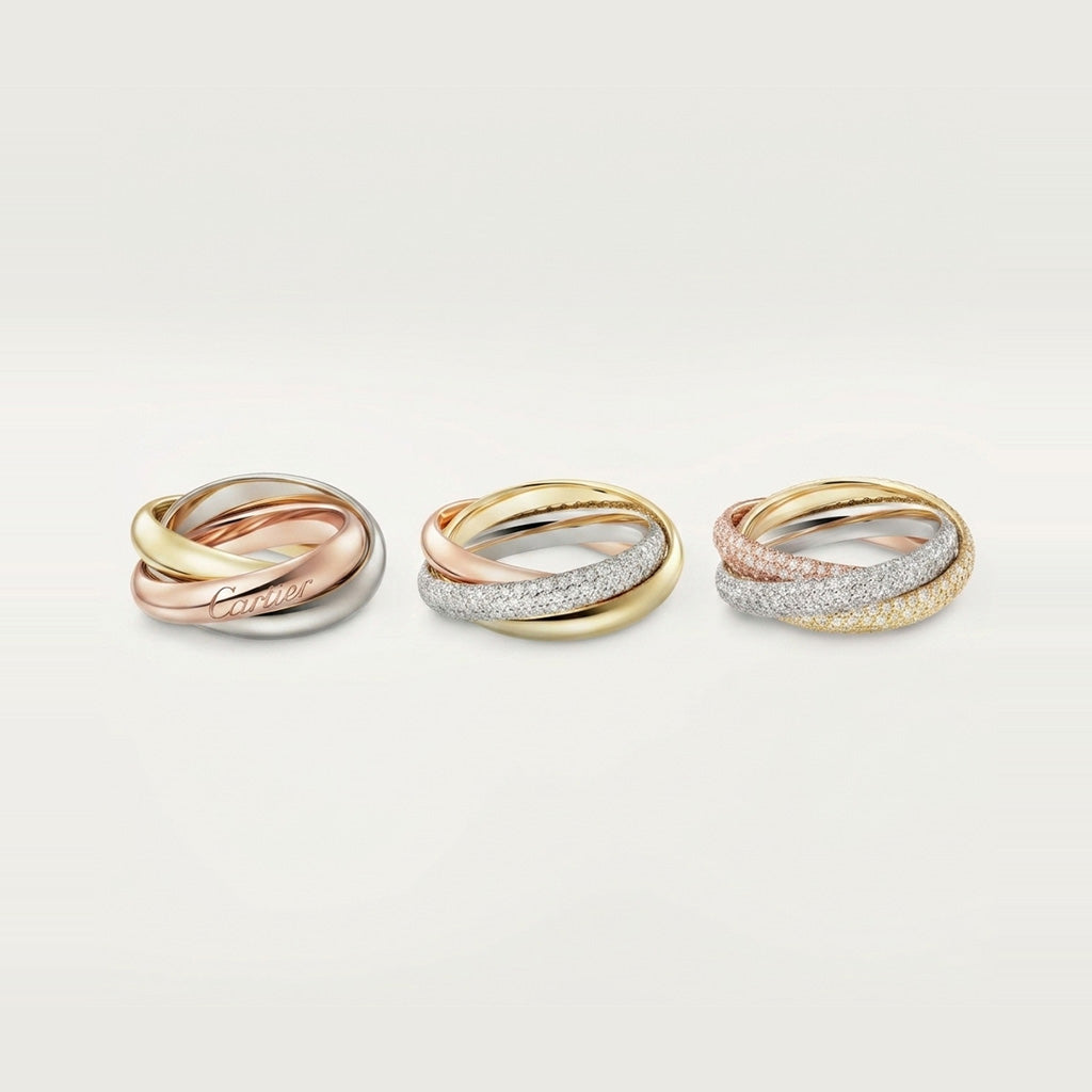 [LUCKY LOVE]TRINITY 3.2MM RING COLLECTION