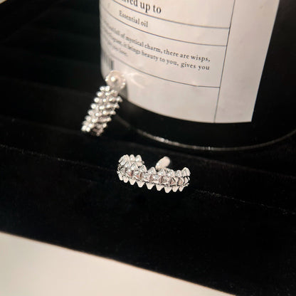 [LUCKY LOVE]CLASH SMALL HOOP EARRINGS