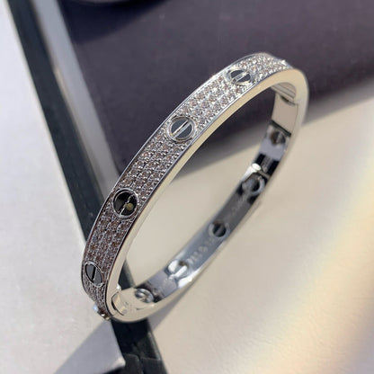 [LUCKY LOVE]LOVE BRACELET 6.1MM DIAMOND-PAVED CERAMIC