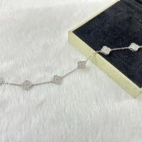 [LUCKY LOVE]CLOVER 6 MOTIF DIAMOND BRACELET