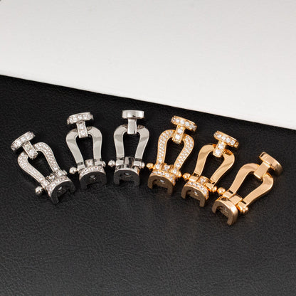 [LUCKY LOVE]FORCE LARGE HORSESHOE NO DIAMOND BRACELET SILVER