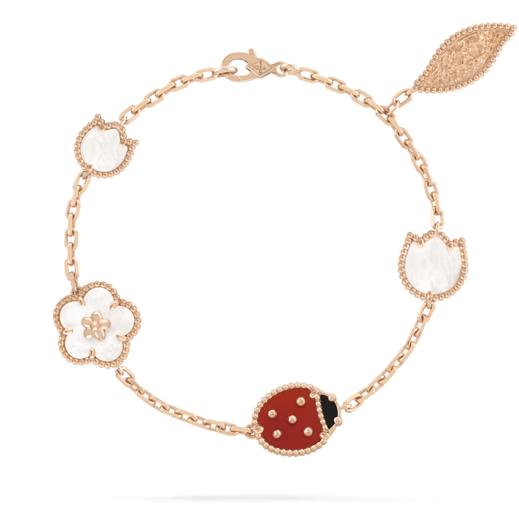 [LUCKY LOVE]LUCKY SPRING 5 MOTIF BRACELET
