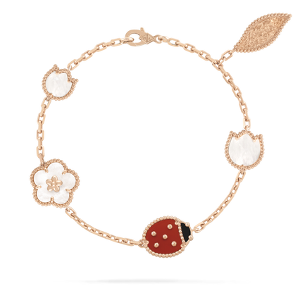 [LUCKY LOVE]LUCKY SPRING 5 MOTIF BRACELET